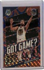 Stephen Curry [Reactive Blue] Basketball Cards 2019 Panini Mosaic Got Game Prices