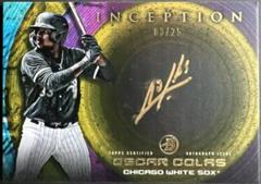 Oscar Colas [Gold Rainbow] #ISS-OC Baseball Cards 2022 Bowman Inception Silver Signings Autographs Prices