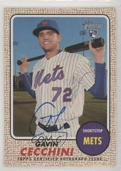 Gavin Cecchini #GC Baseball Cards 2017 Topps Heritage Real One Autographs Prices