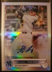 Anthony Rizzo #AC-ARZ Baseball Cards 2022 Topps Chrome Update Autographs Prices