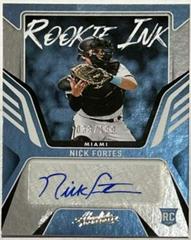 Nick Fortes #RKI-NF Baseball Cards 2022 Panini Absolute Rookie Ink Autographs Prices