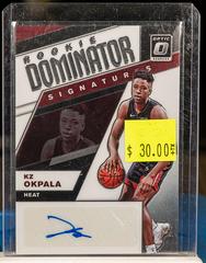 KZ Okpala Basketball Cards 2019 Panini Donruss Optic Rookie Dominator Signatures Prices