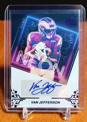 Van Jefferson [Purple] Football Cards 2022 Panini Elements Neon Signs Autographs Prices