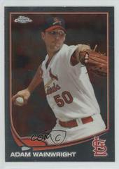 Adam Wainwright #43 Baseball Cards 2013 Topps Chrome Prices