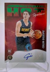Collin Gillespie [Green] Basketball Cards 2022 Panini Hoops Hot Signatures Rookies Prices