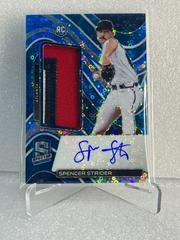 Spencer Strider [Jersey Autograph Neon Blue] #146 Baseball Cards 2022 Panini Chronicles Spectra Prices