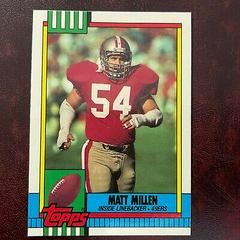 Matt Millen #7 Football Cards 1990 Topps Tiffany Prices