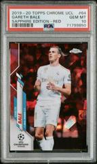 Gareth Bale [Red] #64 Soccer Cards 2019 Topps Chrome UEFA Champions League Sapphire Prices