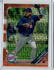 Royce Lewis [Orange Refractor] Baseball Cards 2019 Bowman Chrome Prospects Prices