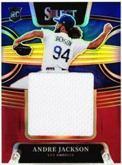 Andre Jackson [Tri Color] #RJS-AJ Baseball Cards 2022 Panini Select Rookie Jumbo Swatch Prices