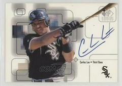 Carlos Lee #CL Baseball Cards 1999 SP Signature Autographs Prices