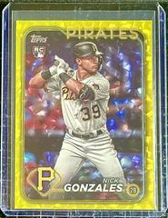 Nick Gonzales [Yellow Crackle Foil] Baseball Cards 2024 Topps Prices