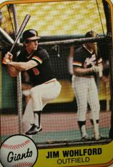 Jim Wohlford #440 Baseball Cards 1981 Fleer Prices