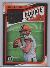 Baker Mayfield [Red] Football Cards 2018 Donruss Rookie Threads Prices