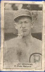Lee Meadows Baseball Cards 1921 E220 National Caramel Prices