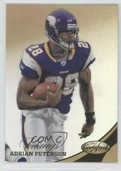 Adrian Peterson [Mirror Gold] #106 Football Cards 2012 Panini Certified Prices
