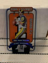 Kurt Warner [1st Down] #DD-10D1 Football Cards 2000 Panini Donruss Elite Down and Distance Prices