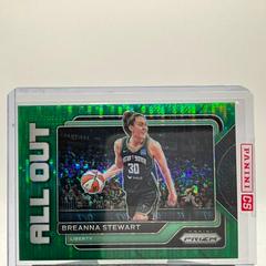 Breanna Stewart [Green Pulsar] #5 Basketball Cards 2023 Panini Prizm WNBA All Out Prices