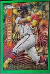 Ronald Acuna Jr. [Green] Baseball Cards 2022 Topps Chrome Sonic Expose Prices