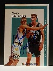Chad Gallagher [Autograph] #22 Basketball Cards 1991 Courtside Prices