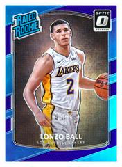 Lonzo Ball [Purple] #199 Basketball Cards 2017 Panini Donruss Optic Prices