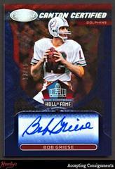 Bob Griese [Blue Etch] #CCS-BG Football Cards 2022 Panini Certified Canton Signatures Prices