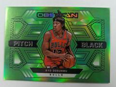 Ayo Dosunmu [Green Flood] #13 Basketball Cards 2021 Panini Obsidian Pitch Black Prices
