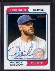 Patrick Wisdom #ROA-PW Baseball Cards 2023 Topps Heritage Real One Autographs High Number Prices