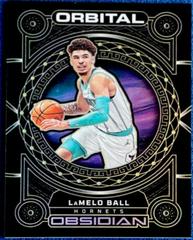 LaMelo Ball [Yellow] #25 Basketball Cards 2022 Panini Obsidian Orbital Prices