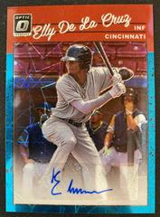 Elly De La Cruz [Teal Velocity] #1990-EC Baseball Cards 2023 Panini Donruss Optic Retro 1990 Signatures Prices