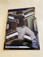 Everson Pereira [Blue] Baseball Cards 2023 Panini Chronicles Elite Prices