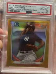 Luis Severino [Gold Refractor] #BCP78 Baseball Cards 2014 Bowman Chrome Prospects Prices