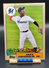 Jazz Chisholm Jr. Baseball Cards 2022 Topps Oversized 1987 Topps Future Stars Prices