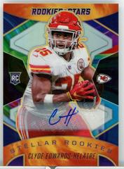Clyde Edwards Helaire [Signatures] #SR8 Football Cards 2020 Panini Rookies & Stars Stellar Prices