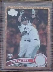 Jose Altuve [Cognac Diamond Anniversary] Baseball Cards 2011 Topps Update Prices