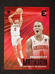 Bennedict Mathurin [Red] #3 Basketball Cards 2022 Panini Chronicles Draft Picks Essentials Prices