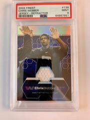 Chris Webber [Jersey Refractor] Basketball Cards 2002 Finest Prices