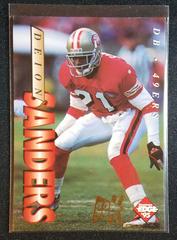 Deion Sanders [22K Gold] #178 Football Cards 1995 Collector's Edge Prices