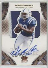 Delone Carter [Jersey Autograph] #213 Football Cards 2011 Panini Crown Royale Prices