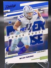Micah Parsons [Blue] #PH-21 Football Cards 2022 Panini Prestige Power House Prices