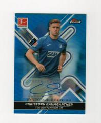 Christoph Baumgartner [Blue] Soccer Cards 2021 Topps Finest Bundesliga Autographs Prices