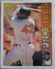 Mo Vaughn Baseball Cards 1996 Topps Profiles Prices