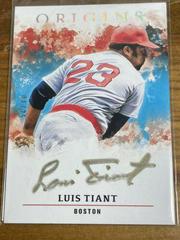 Luis Tiant [Gold Ink] Baseball Cards 2021 Panini Chronicles Origins Autographs Prices