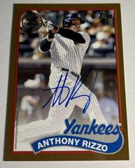 Anthony Rizzo [Gold] Baseball Cards 2024 Topps 1989 Autograph Prices