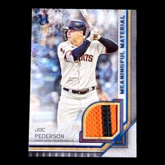 Joc Pederson [Sapphire] #MMR-JPE Baseball Cards 2023 Topps Museum Collection Meaningful Materials Relics Prices