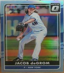 Jacob deGrom [Blue] Baseball Cards 2016 Panini Donruss Optic Prices