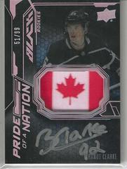 Brandt Clarke #PON-BC Hockey Cards 2022 SPx UD Black Pride of a Nation Autographs Prices