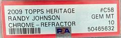 Randy Johnson [Refractor] #C58 Baseball Cards 2009 Topps Heritage Chrome Prices