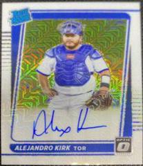 Alejandro Kirk Baseball Cards 2021 Panini Donruss Optic Rated Rookie Signatures Prices