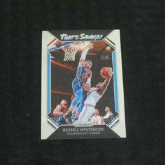 Russell Westbrook #10 Basketball Cards 2018 Panini Prizm That's Savage Prices